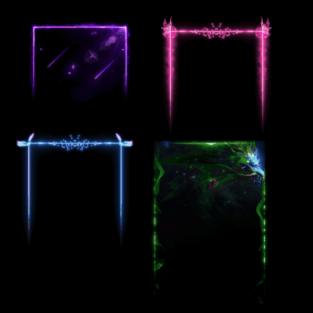 悬浮框背景特效系列0076