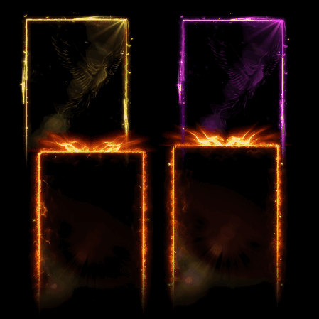 悬浮框背景特效系列0079