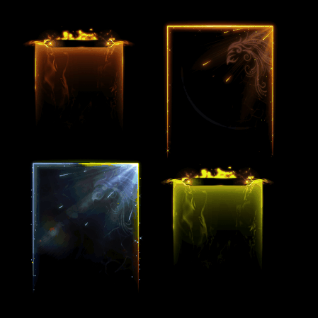 悬浮框背景特效系列0080