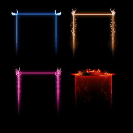 悬浮框背景特效系列0081