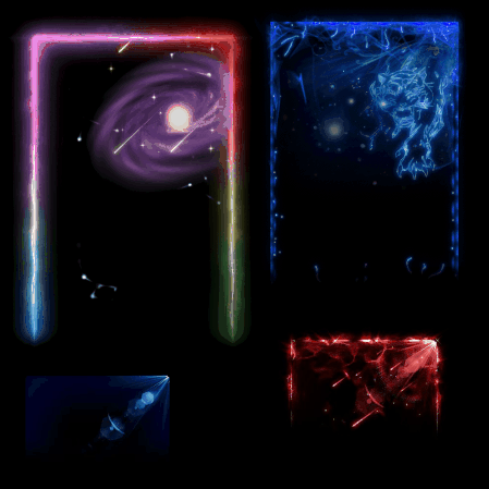 悬浮框背景特效系列0098