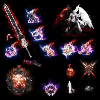 996引擎专用剑甲首饰全套装备系列324