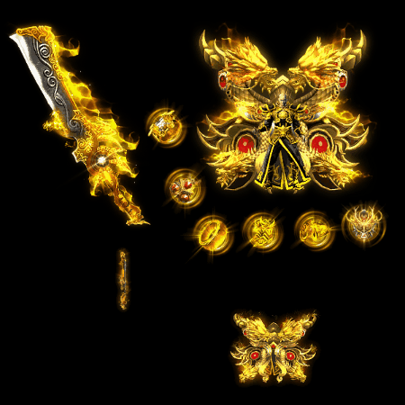 996引擎专用剑甲首饰全套装备系列330