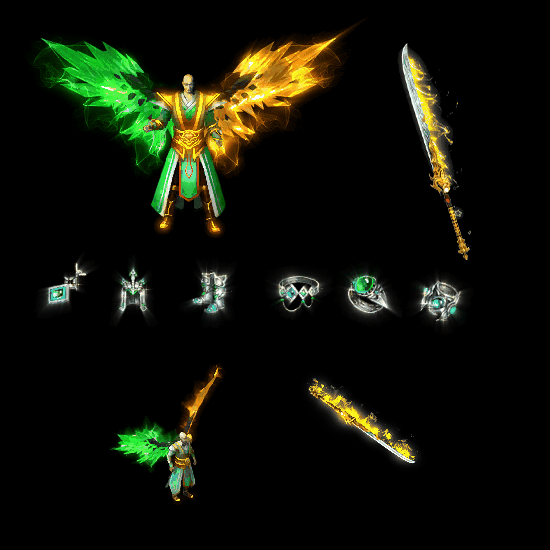 996引擎专用剑甲首饰全套装备系列341