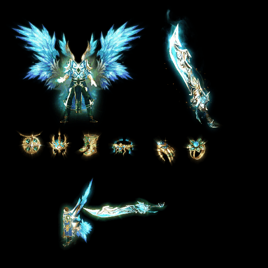 996引擎专用剑甲首饰全套装备系列343