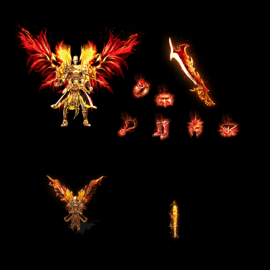 996引擎专用剑甲首饰全套装备系列348