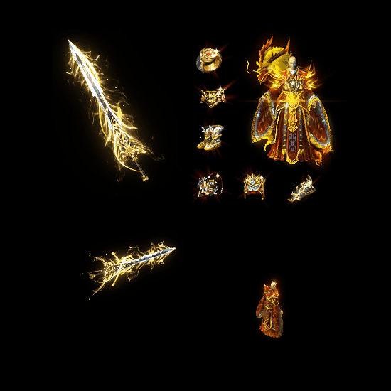 996引擎专用剑甲首饰全套装备系列350