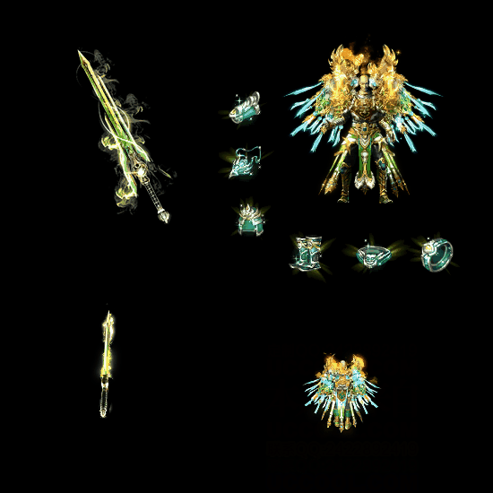 996引擎专用剑甲首饰全套装备系列352