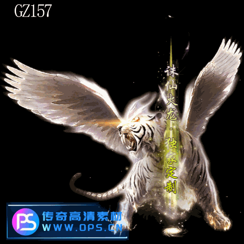 传奇光柱改字定制编号206