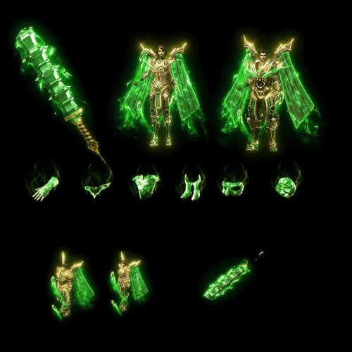 996引擎专用剑甲首饰全套装备系列358