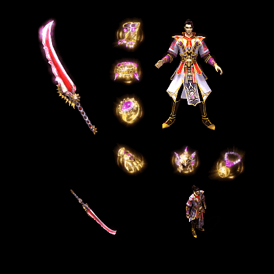 996引擎专用剑甲首饰全套装备系列378