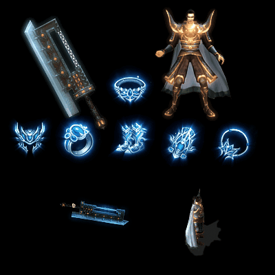 996引擎专用剑甲首饰全套装备系列389