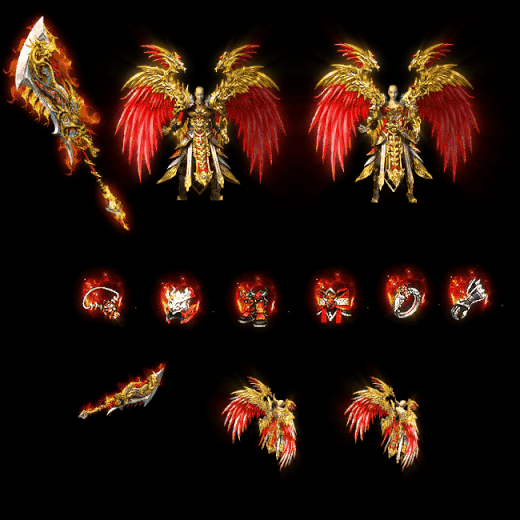 996引擎专用剑甲首饰全套装备系列391