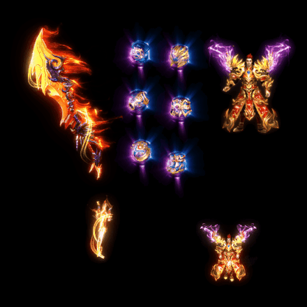 996引擎专用剑甲首饰全套装备系列423