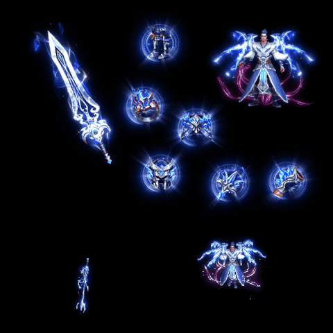 996引擎专用剑甲首饰全套装备系列427