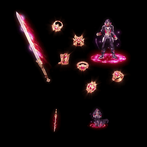 996引擎专用剑甲首饰全套装备系列456