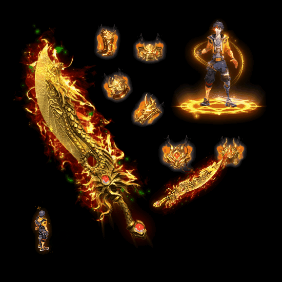 996引擎专用剑甲首饰全套装备系列518