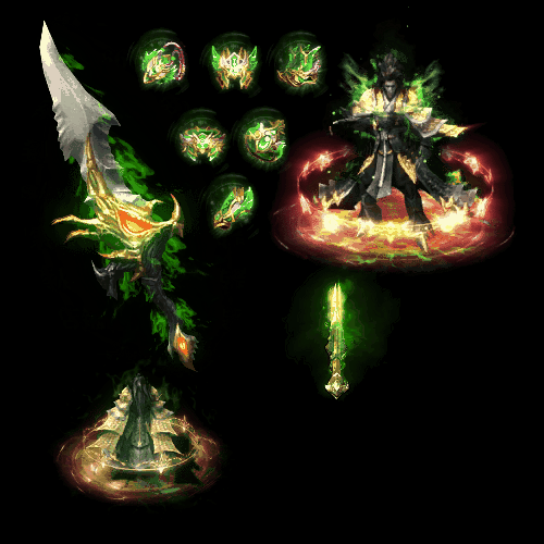 996引擎专用剑甲首饰全套装备系列536