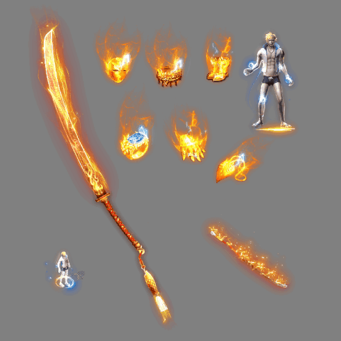 996引擎专用剑甲首饰全套装备系列564