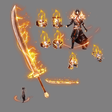 996引擎专用剑甲首饰全套装备系列566