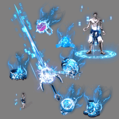 996引擎专用剑甲首饰全套装备系列570