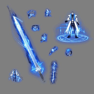 996引擎专用剑甲首饰全套装备系列574