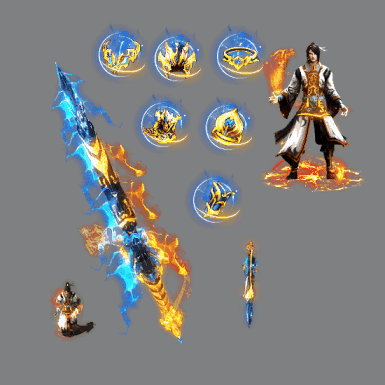 996引擎专用剑甲首饰全套装备系列590