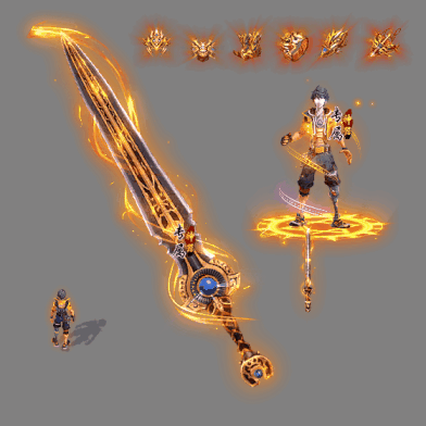 996引擎专用剑甲首饰全套装备系列601