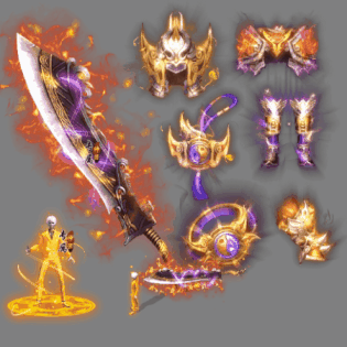 996引擎专用剑甲首饰全套装备系列602