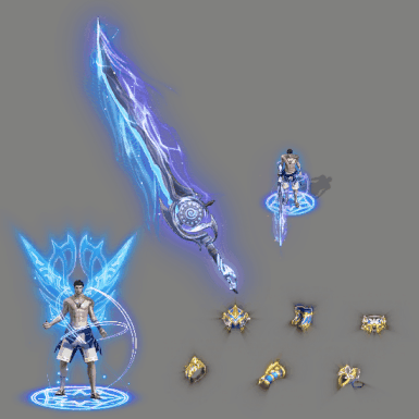 996引擎专用剑甲首饰全套装备系列610