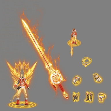 996引擎专用剑甲首饰全套装备系列614