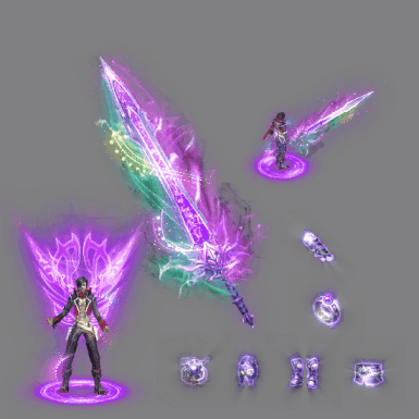 996引擎专用剑甲首饰全套装备系列615