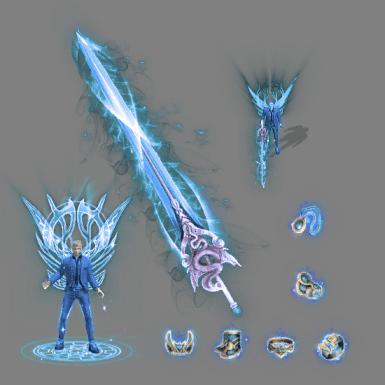 996引擎专用剑甲首饰全套装备系列616