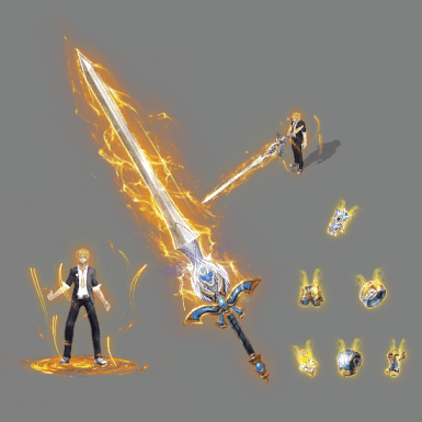 996引擎专用剑甲首饰全套装备系列617