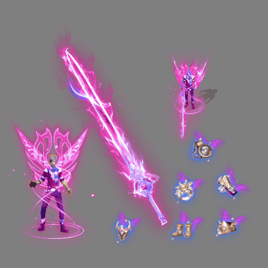 996引擎专用剑甲首饰全套装备系列618