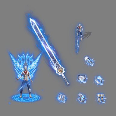 996引擎专用剑甲首饰全套装备系列619