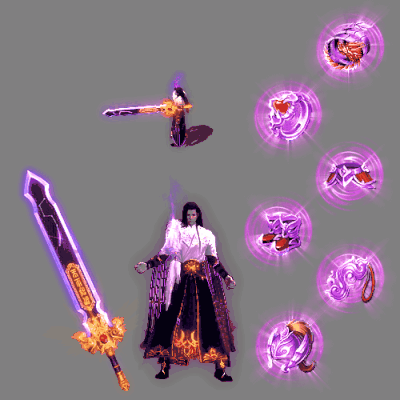 996引擎专用剑甲首饰全套装备系列638