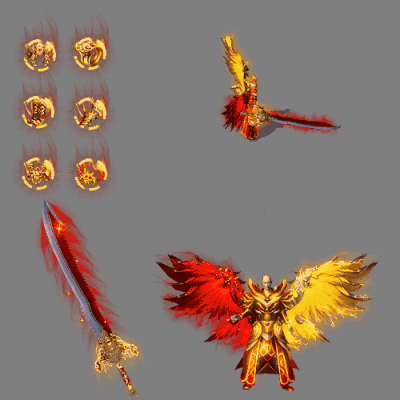 996引擎专用剑甲首饰全套装备系列667