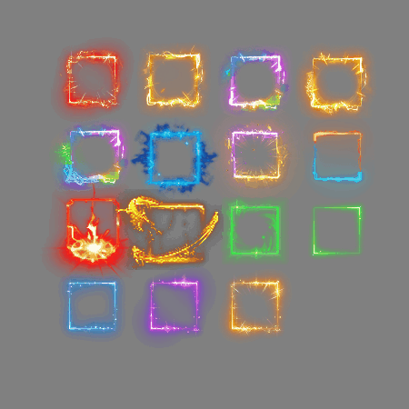 首饰内观特效框系列0281