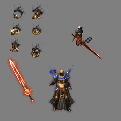 996引擎专用剑甲首饰全套装备系列688