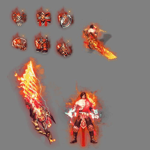 996引擎专用剑甲首饰全套装备系列713