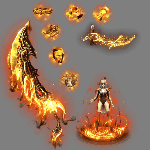 996引擎专用剑甲首饰全套装备系列714