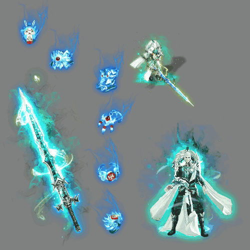 996引擎专用剑甲首饰全套装备系列723