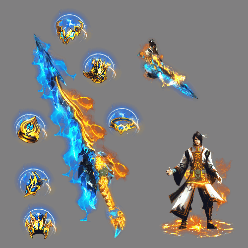 996引擎专用剑甲首饰全套装备系列734