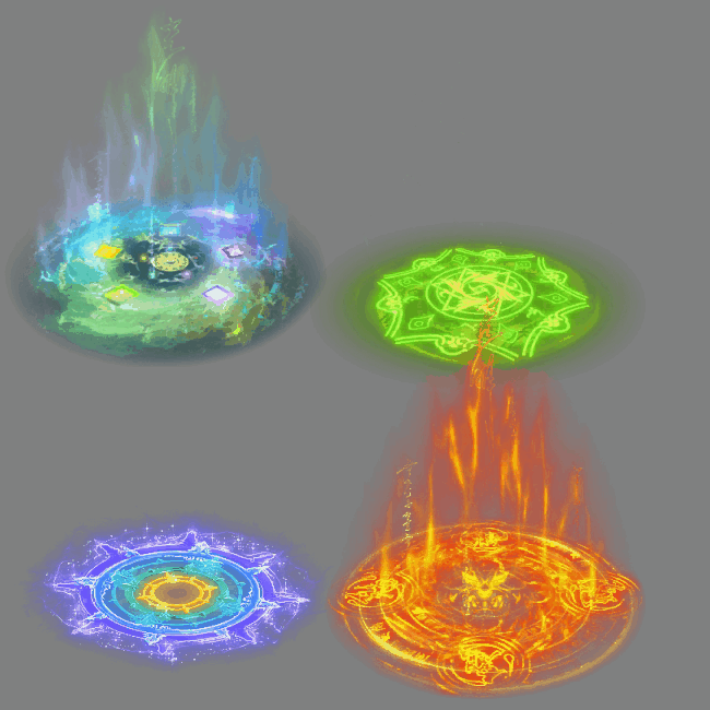 魂环光圈特效系列0227