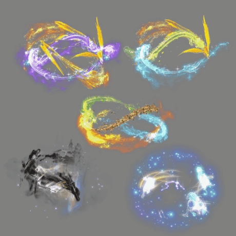 魂环光圈特效系列0233