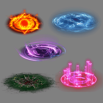 魂环光圈特效系列0242