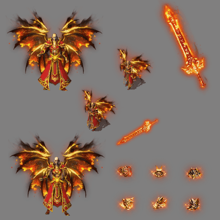 996引擎专用剑甲首饰全套装备系列750