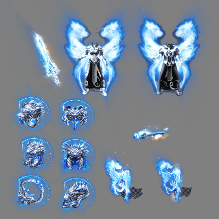 996引擎专用剑甲首饰全套装备系列753