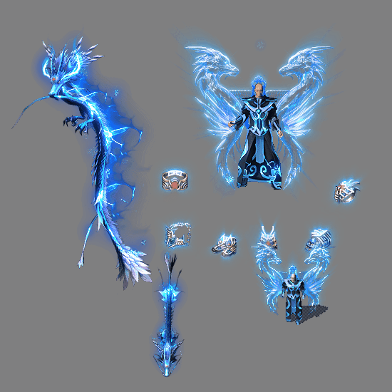 996引擎专用剑甲首饰全套装备系列755